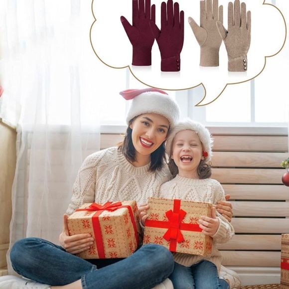 COPY - 4 pairs Warm Touchscreen Gloves Bulk Winter Windproof Gloves Black,Gray,… - Picture 3 of 3